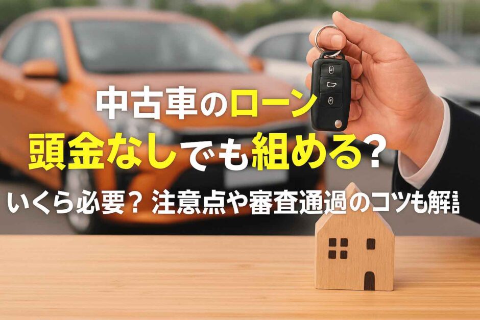 中古車のローンは頭金なしでも組める？いくら必要？注意点や審査通過のコツも解説