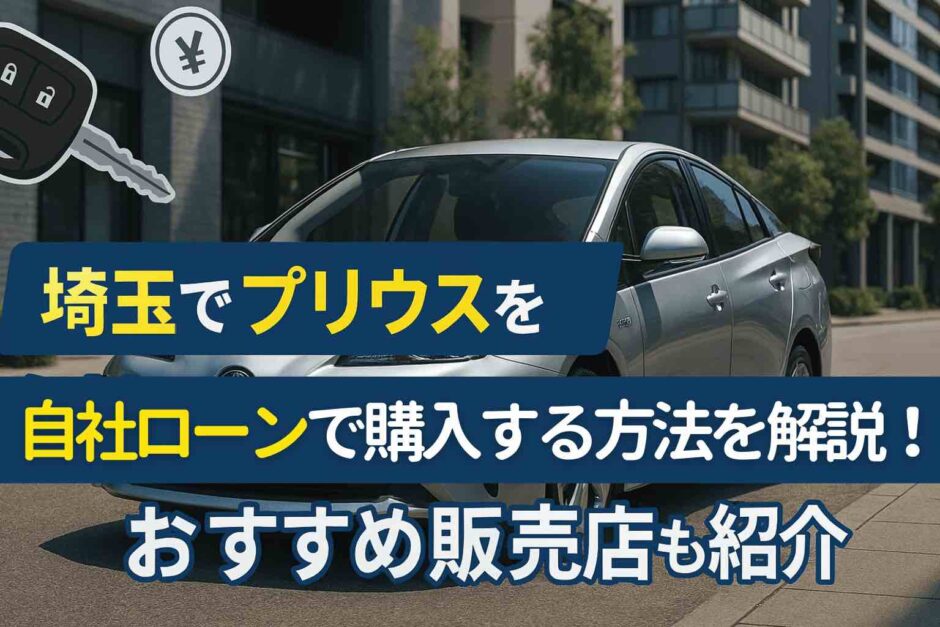 埼玉でプリウスを自社ローンで購入する方法を解説！おすすめ販売店も紹介
