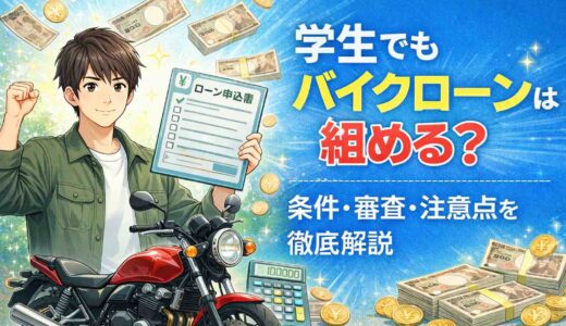 学生でもバイクローンは組める？条件・審査・注意点を徹底解説