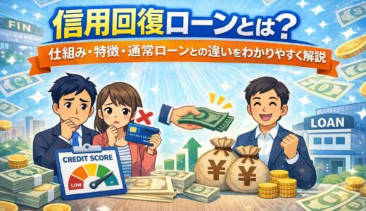 信用回復ローンとは？仕組み・特徴・通常ローンとの違いをわかりやすく解説