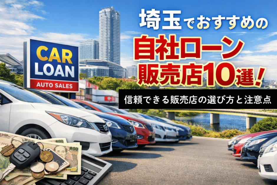 埼玉でおすすめの自社ローン販売店10選！信頼できる販売店の選び方と注意点