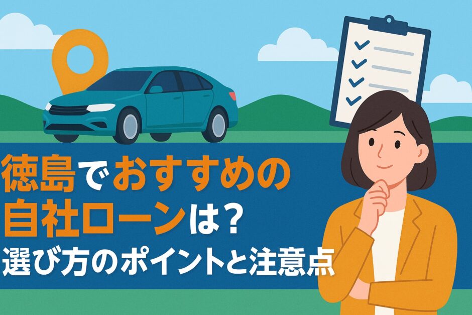 徳島でおすすめの自社ローン